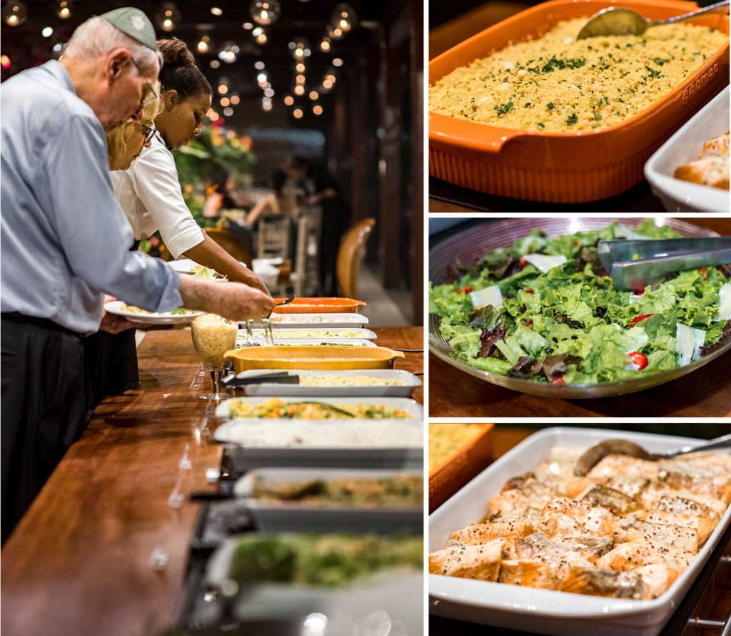 Jantar buffet casamento judaico no Lajedo, Rio de Janeiro, RJ