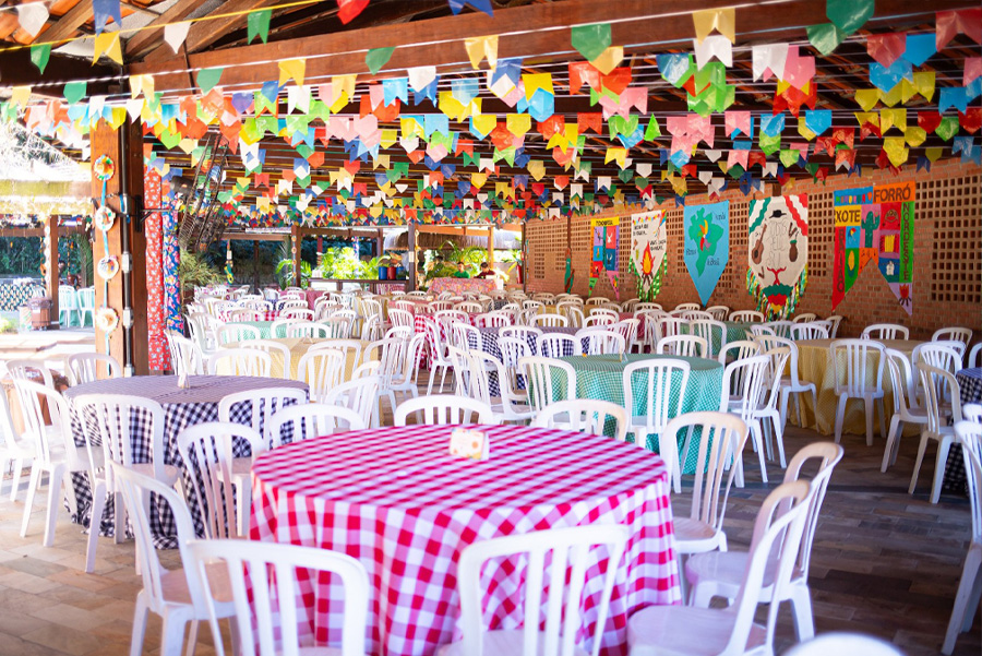 Lajedo, local para festa junina escolar no Rio de Janeiro com estrutura completa.