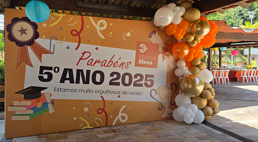 Decoração formatura escolar do 5º ano no Lajedo, Vargem Pequena, Rio de Janeiro