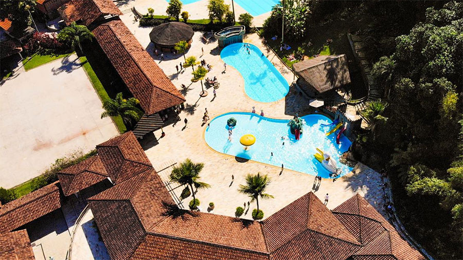 Espaço Lajedo 2 Aquapark, vista aérea dessa espaço perfeito para uma pool party