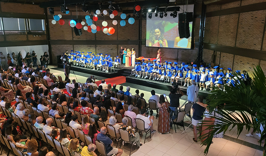 Colação para formatura do 5ºAno no Lajedo, Rio de Janeiro, região da Barra da Tijuca